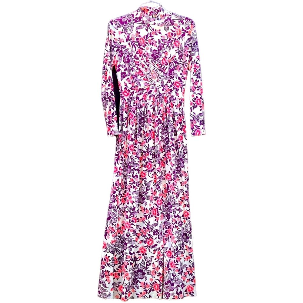VTG Long-sleeve floral dress